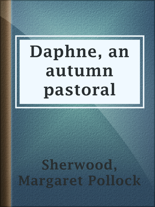 Imagen de portada para Daphne, an autumn pastoral